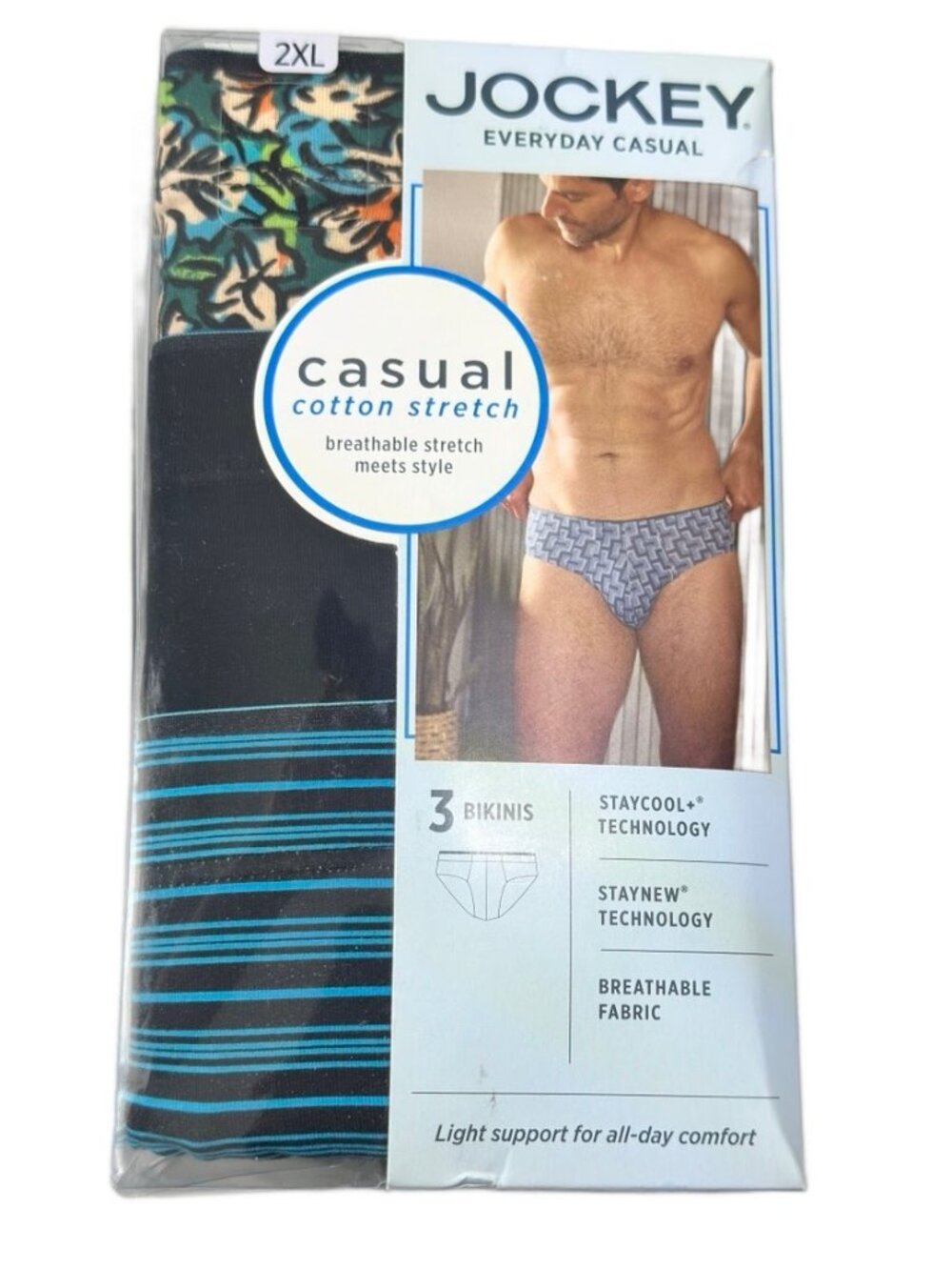 New Jockey Men's Underwear - Multicolor - Size 2XL
